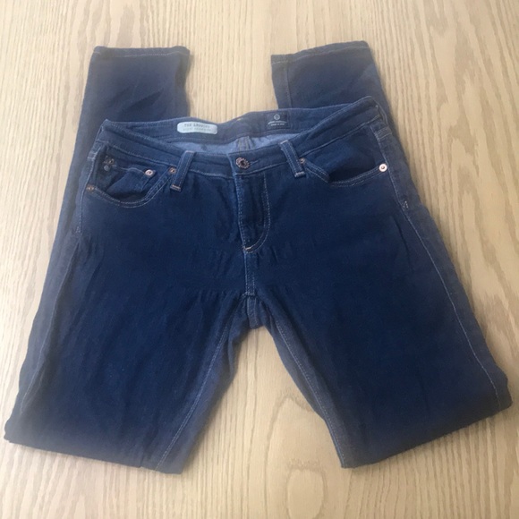 AG Super Skinny "The Legging" Dark Ankle Jeans - Picture 14 of 16